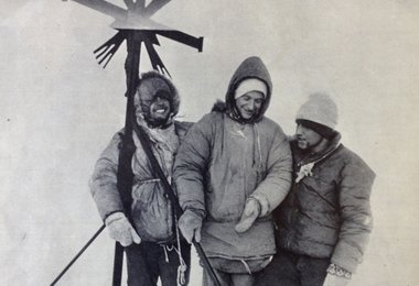 Reiner Kauschke, Peter Siegert und Gerd Uhner auf der Großen Zinne