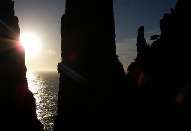 Morgenstimmung am Totem Pole; Foto Hans Hornberger