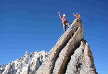 Gandelpeak - auf dem Gipfel