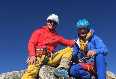 Simon und Roger am Gipfel (c) Frank Kretschmann