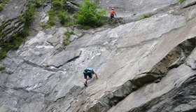 Klettern im Klettergarten Klammgraben