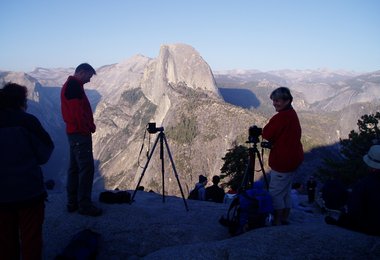 Half Dome, links NW Wand (c) Walter Laserer