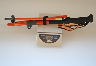 Der Ultra Stock auf der Waage - 260 Gramm