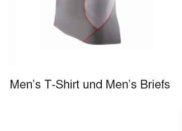 Men’s T-Shirt und Men’s Briefs