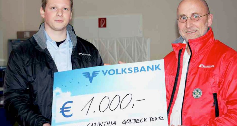 Josef Müller, CARINTHIA (li.) mit Otmar Striednig, Landesleiter Bergrettungsdienst Kärnten.