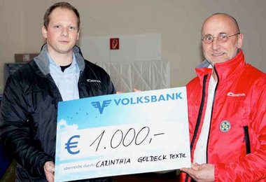 Josef Müller, CARINTHIA (li.) mit Otmar Striednig, Landesleiter Bergrettungsdienst Kärnten.