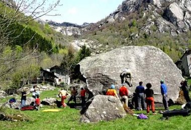 Bouldern im Val di Mello