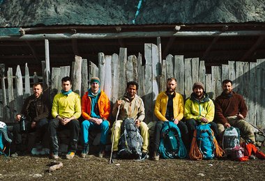 Gruppenbild mit unserem Guide Mustafa von Alpin Outdoor