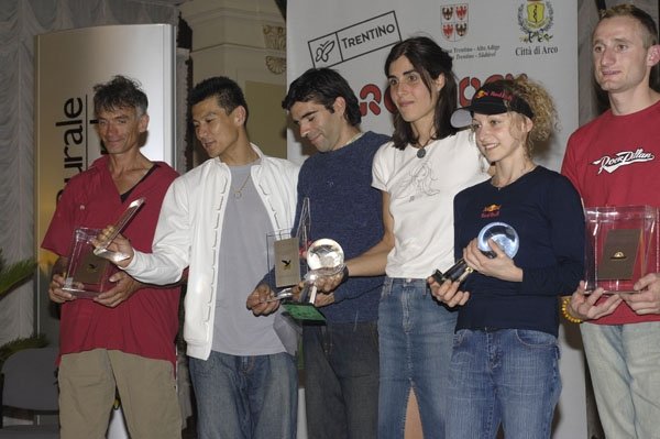 Maurizio Zanolla, Yuji Hirayama, Daniel Andrada, Josune Bereziartu, Angela Eiter und Tomasz Mrazek (v.l.n.r)