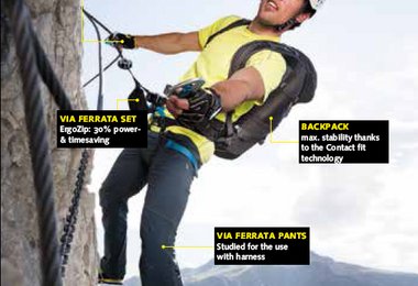 In der Ferrata mit Salewa