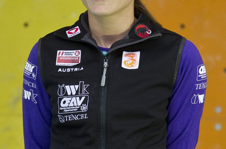 Anna Stöhr bei der Siegerehrung