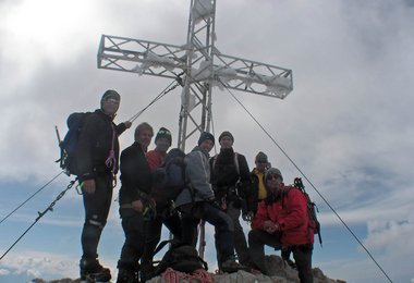 Am Gipfel des Hohen Dachsteins
