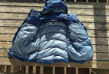 Innenansicht des Patagonia Fitz Roy Down Hoody