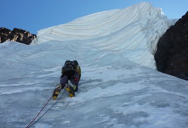 Robert Rauch kurz vor der Schlüsselstelle