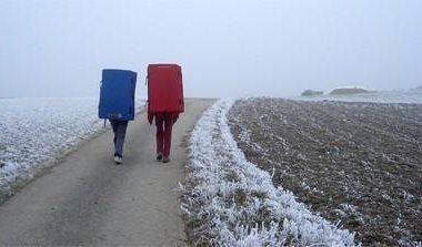 Beim Bouldern in der Wachau