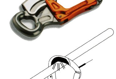 Karabiner K-Advance CF Top Shell von Climbing Technology