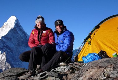 Auf dem 5500 m hohen Chukhung Ri © D.Göttler