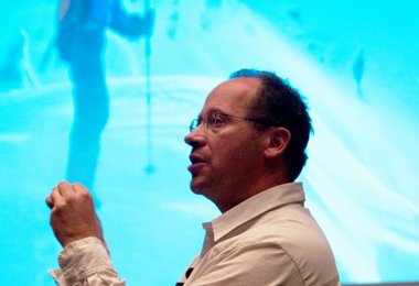 Thomas Wiesinger bei seinem Vortrag