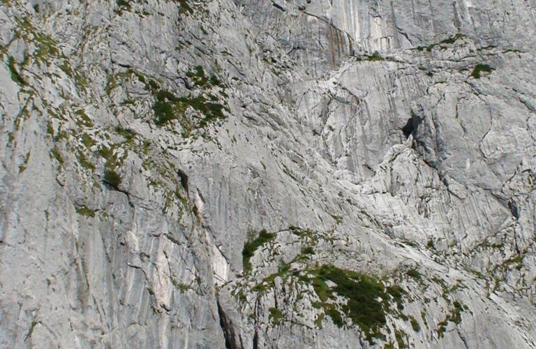 Göll Westwand mit großem Trichter © Hans Hornberger