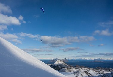 extreme snowkiting in Norway (c) Sebastian Bubmann