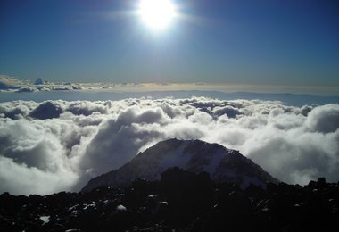 Blick vom Gipfel des LLULLAILLACO 6.739m