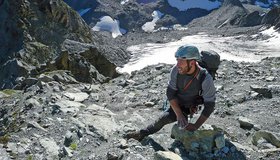 Unten, beim Aufstieg zum Großlitzner