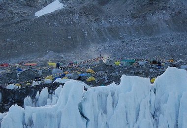 Everest Basislager; Foto © G.Kaltenbrunner