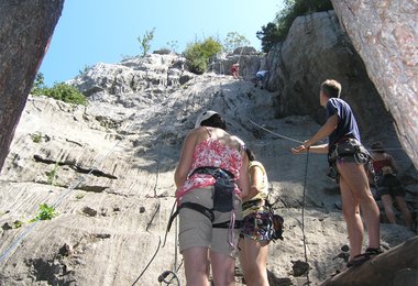 Leichte Routen = viel Leute...