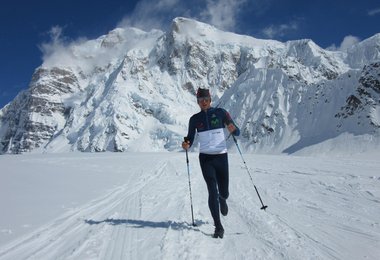 Karl Egloff Denali Rekord - beim Rekordlauf