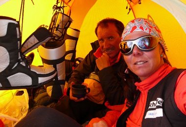 Nachmittags Innenschuhe-Trocknen - enger geht's kaum