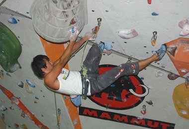 David Lama im Finale