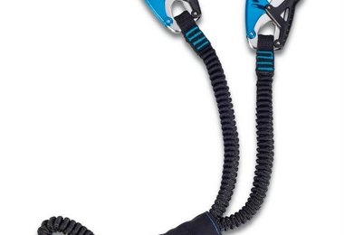 Klettersteigset mit dem neuen Klettersteigkarabiner ERGOTEC