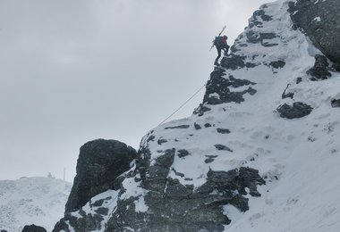 Aufstieg zum Kreiskogel über den Klettersteig / Lavantaler Alpen