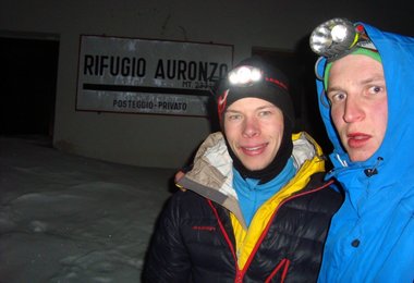 Zurck an der Auronzohtte