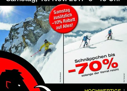 Mammut Kollektionsverkauf 2017