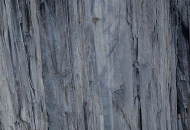 'Swimming in a Sea of Granite II', Dave MacLeod and Julia Snihur on Bongo Bar, Blamman  Photo: Paul Diffley