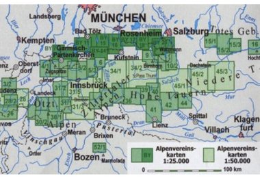 Blattschnitt der AV-Karten