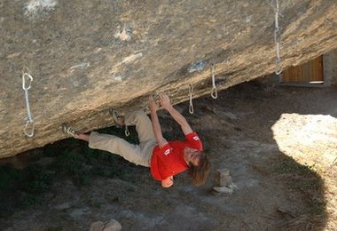 Dave MacLeod solo in Darwin Dixit 8c, Foto: Claire MacLeod