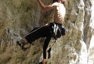 Adam Ondra in Baby Basher (10+)