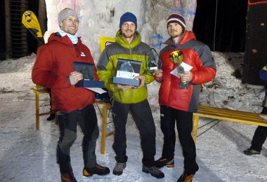 Markus Pucher, Peter Ortner, Radek Lienerth (von rechts nach links)