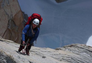 Tiefblich in der letzten Länge © Alex Huber
