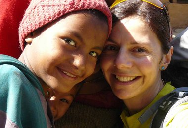 Treffen der Welten beim Anmarsch Bild: Gerlinde Kaltenbrunner