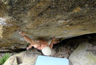 Berni Schwaiger in AMAN CARA (Fb 8c),  Foto: Christina Dalla-Bona