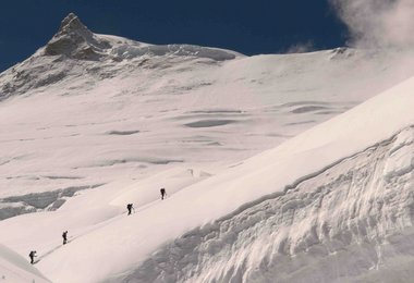 Bilderbuch-Wetter beim Aufstieg