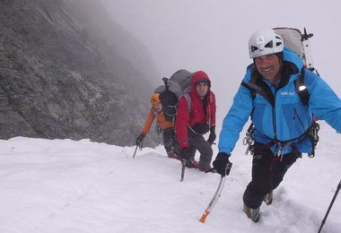 Am Einstieg zum Westsporn des Broad Peak