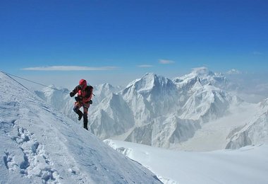 Steilhang zum Gipfel, Foto: Edi Koblmüller