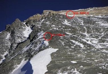 Lager II und Lager III am Normalweg des Everest