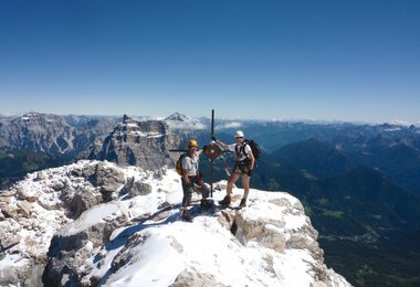 Auf dem Gifpel der Civetta, 3220 m