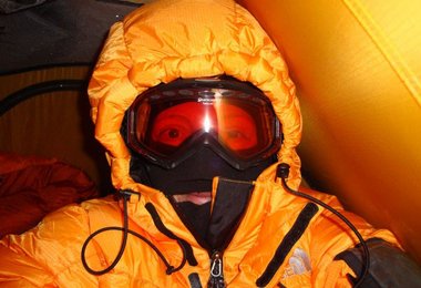 Cho Oyu 2011 / Vor dem Gipfelversuch im Lager 3 (7500m) (c) Martina Bauer