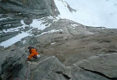 tiefblick aus der ersten crux © auer/mayr